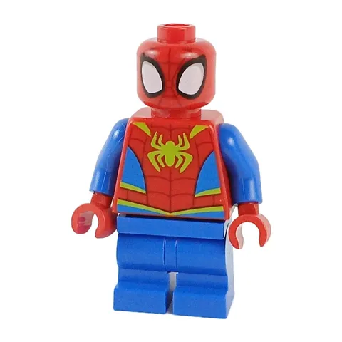 LEGO® Spider-Man Peter 'Spidey' Parker Minifigure™ sh1033 Lime Spider Logo