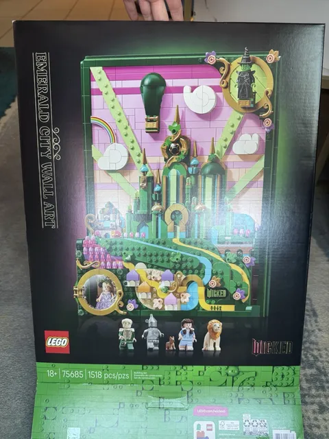 75685 LEGO EMPTY BOX ONLY Wicked Emerald City Wall Art