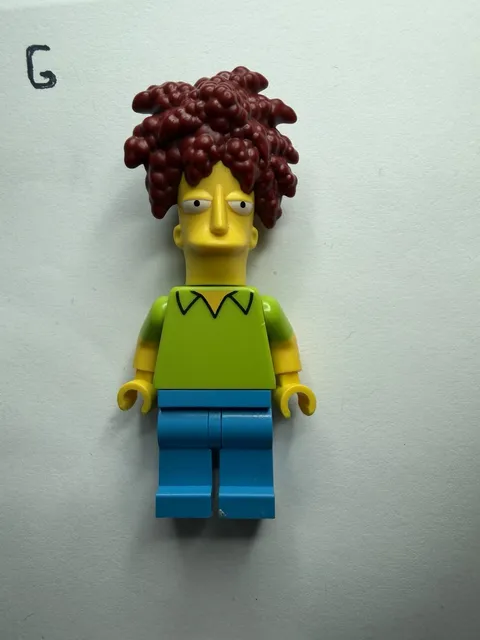 LEGO Simpsons Krusty Burger SIDESHOW BOB Minifigure 10352 New