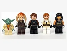 LEGO Star Wars Clone Wars Minifigure Lot Quinlan Vos Yoda Saesee Tiin Anakin
