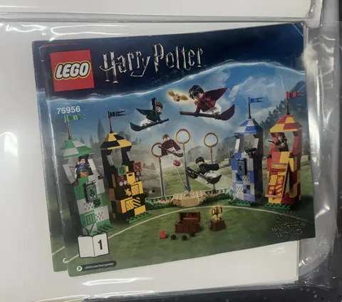 LEGO Harry Potter Quidditch Match 75956 Instruction Manual ONLY Retired