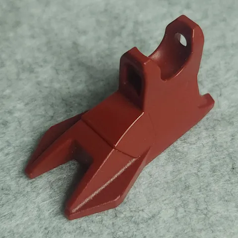LEGO 87844 Large Figure Foot Clawed with Ball Joint Socket Ben 10 Dark Red x1