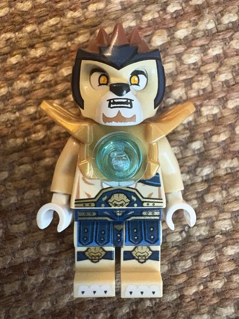 LEGO MINIFIGURE Legends of Chima- LENNOX w/ Peral Gold Armor (GREAT CONDITION)