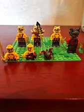 LEGO NINJAGO Minifigure Bulk Lot anacondri cultists. 3 jade blade 1 claw of time