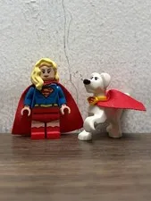 LEGO DC Super Heroes Supergirl and Krypto Superdog Minifigure Sh0157 & 35033c01
