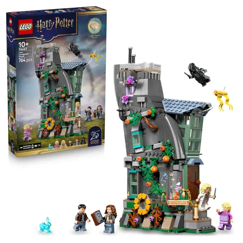 LEGO Harry Potter Luna Lovegood's House Toy - DIY Miniature Model Kit w/a Light