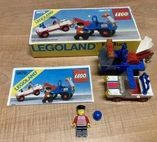 Lego Vintage Exxon 6679 Tow Truck complete with box and instructions ALL STICKER