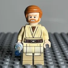 LEGO Star Wars Episode 3 Obi-Wan Kenobi Minifigure (75040) sw0535 - 1R