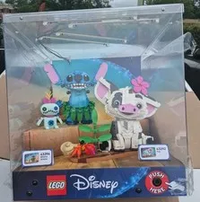 LEGO Disney Stitch, Pua From Moana Display Sold As Pictured 43296 43292