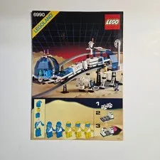 LEGO Instruction Manual Vtg 6990 Monorail Transport System Space Futuron 1987
