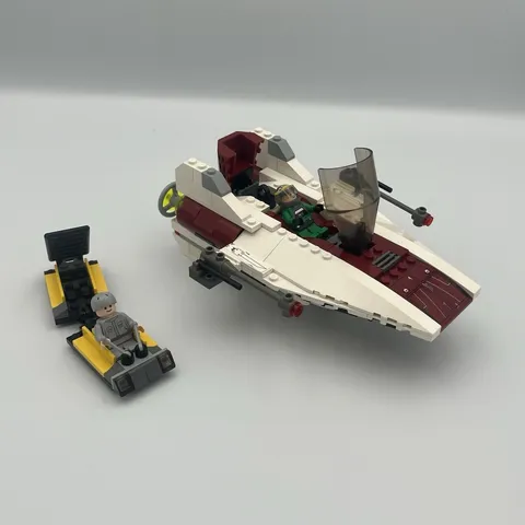 Vintage Lego Star Wars A-Wing set 6207, complete with minifigs, no box