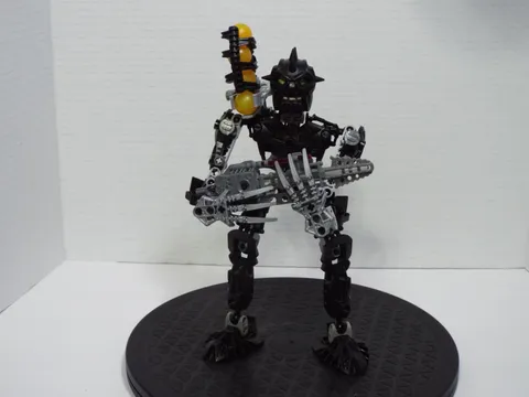 LEGO BIONICLE INIKA TOA NUPARU (8729) COMPLETE WITH ZAMOR SPHERES