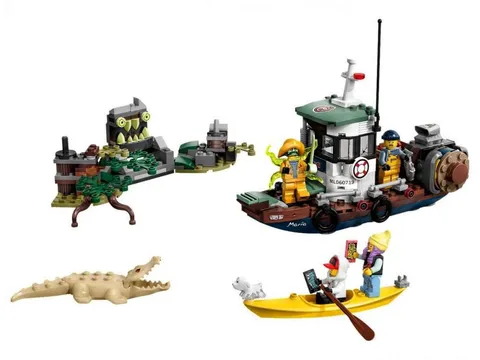 (2 SETS) LEGO 70419 HIDDEN SIDE: Wrecked Shrimp Boat AND 40336 Newbury Juice Bar