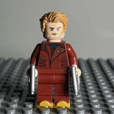 LEGO Minifigure- Star-Lord (Dark Red Legs) sh0834 Marvel MCU Guardians Galaxy 2M