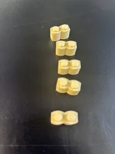 (5 Pcs) LEGO Parts - Tan Brick, 1 x 2 with Log Profile - No 30136