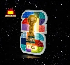 Brick Shine -GC Light kit for Lego FIFA World Cup 2026 Official Emblem 43032
