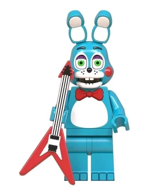 FNAF -Five Nights At Freddy 's  Lego Halloweencustom Horror Light blue Bonnie 