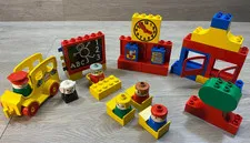 Vintage 1980 Lego Duplo Nursery School set 2645 Parts and Pieces