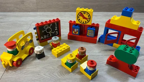 Vintage 1980 Lego Duplo Nursery School set 2645 Parts and Pieces