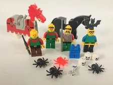 Vintage 1990s LEGO Medieval Castle Knight Minifigure Lot