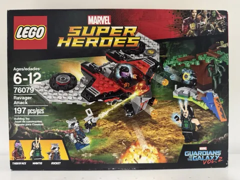 LEGO Marvel Super Heroes Ravager Attack 76079 Complete Set 197 pcs Box 6-12