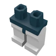 LEGO® Part 970c01 - Hips and White Legs
