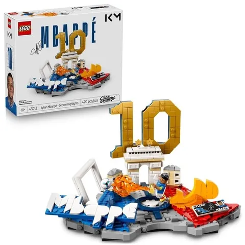 LEGO Editions Kylian Mbappé – Soccer Highlights - Building Set for Boys & Girls,