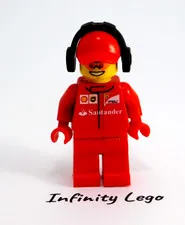 LEGO F14 T & Scuderia Ferrari Truck Crew Member Minifigure Racing Driver (75913)