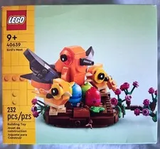 RETIRED LEGO Set Bird's Nest 40639 kit 232 pcs spring chicks easter eggs flowers