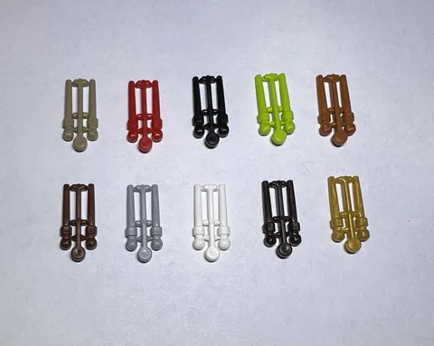 Lego Lot Of 20 10 Colors Red Gold White Green Magic Wands Wand Harry Potter New