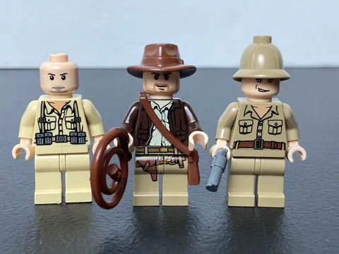 LEGO Indiana Jones Minifigure Lot - Rene Belloq, German Soldier USED See Picture