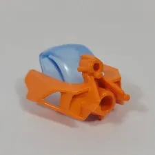 LEGO Bionicle ORANGE Kakama Nuva Mask w/ Trans-Blue Inner Glass Part 60913 57702