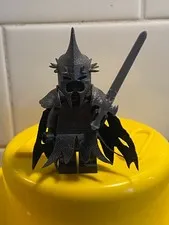 LEGO Lord of the rings custom Witch King of Angmar, pad printed, READ DESCRIPTIN