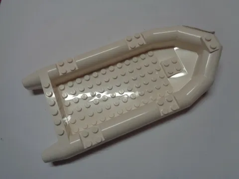 LEGO Boat, Rubber Raft, Large with 'POLICE' Pattern on Both Sides 62812pb12