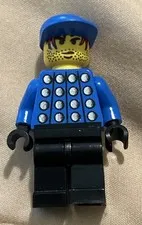 LEGO Sports Soccer goalie blue #1 minifigure 3409 Championship Challenge