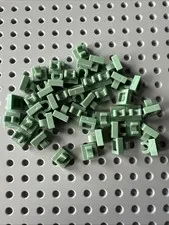 LEGO 15712 Sand Green Tile Modified 1x1 with Open O Clip Lot of 43 Botanical