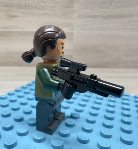 LEGO Star Wars - Kanan Jarrus - Dark Brown Hair and Eyebrows  - A5