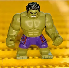 LEGO Marvel Hulk Big Fig sh0173 Avengers Age of Ultron Minifig 76031 76041 H34