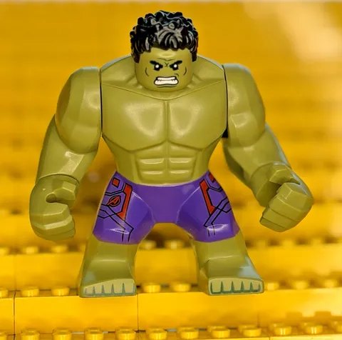 LEGO Marvel Hulk Big Fig sh0173 Avengers Age of Ultron Minifig 76031 76041 H34