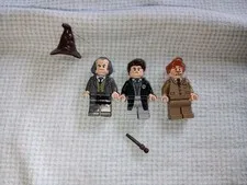 Lego Harry Potter Minifigures Remus Lupin Tom Riddle Argus Filch Sorting Hat