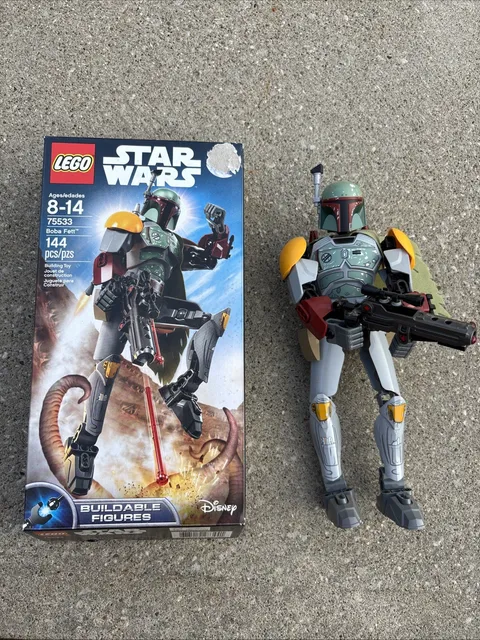 Lego Star Wars RARE Boba Fett Buildable Figure 75533 With Manual & Box