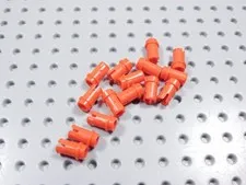 LEGO Lot of 15 Red Half Technic Pins BD