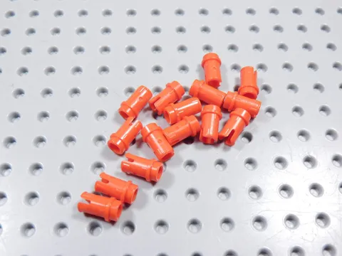 LEGO Lot of 15 Red Half Technic Pins BD