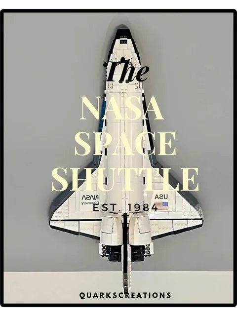 LEGO NASA Space Shuttle (10283) Stand/Wall Mount(+includes Hubble Telescope s/w)