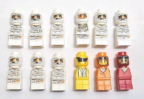 Lego Microfigure Lot - 12 Ramses Pyramid Returns Micro Figure Game Pieces