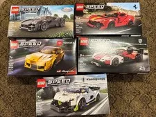 Lot of 5 – LEGO Speed Champions 76900 76901 76914 76915 76916 — New Sealed (U1)