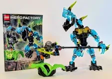 LEGO #44026 Hero Factory Crystal Beast vs. Bulk, 100% Complete W/ Instructions!!