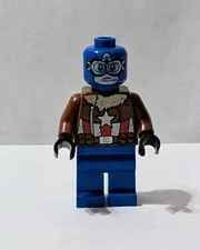 Lego Pilot Captain America sh0374 From Set 76076