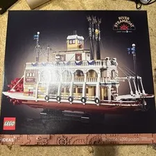 LEGO Ideas River Steamboat  (21356) Complete Excellent Condition