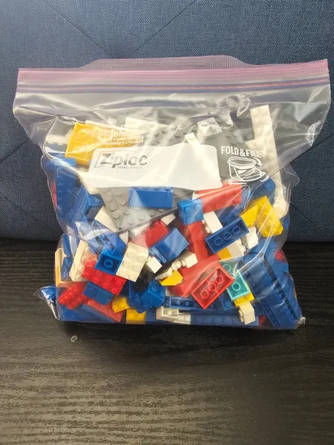 misc. "lot" of  legos all different colors and sizes